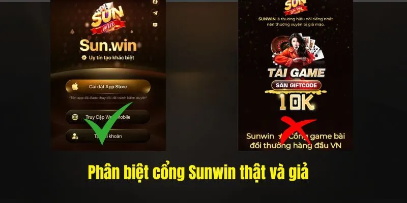 Cách Phân Biệt Link Sunwin Thật Giả Tránh Lừa Đảo