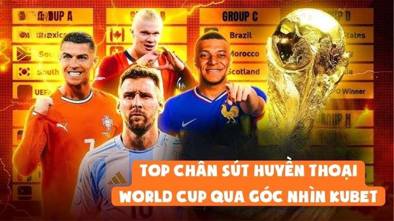 Top Chân Sút Huyền Thoại World Cup Qua Góc Nhìn Kubet